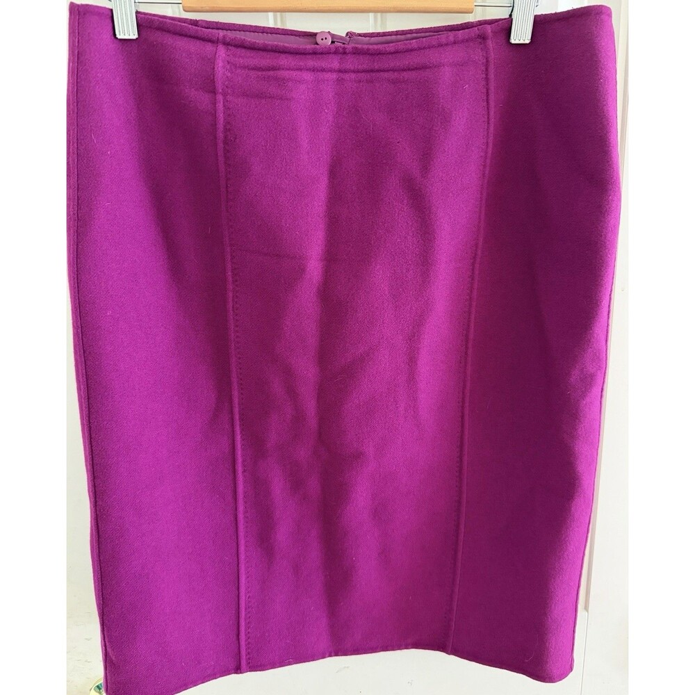 Talbots Pencil Skirt Pink Fuschia Lined Office Preppy Size 10